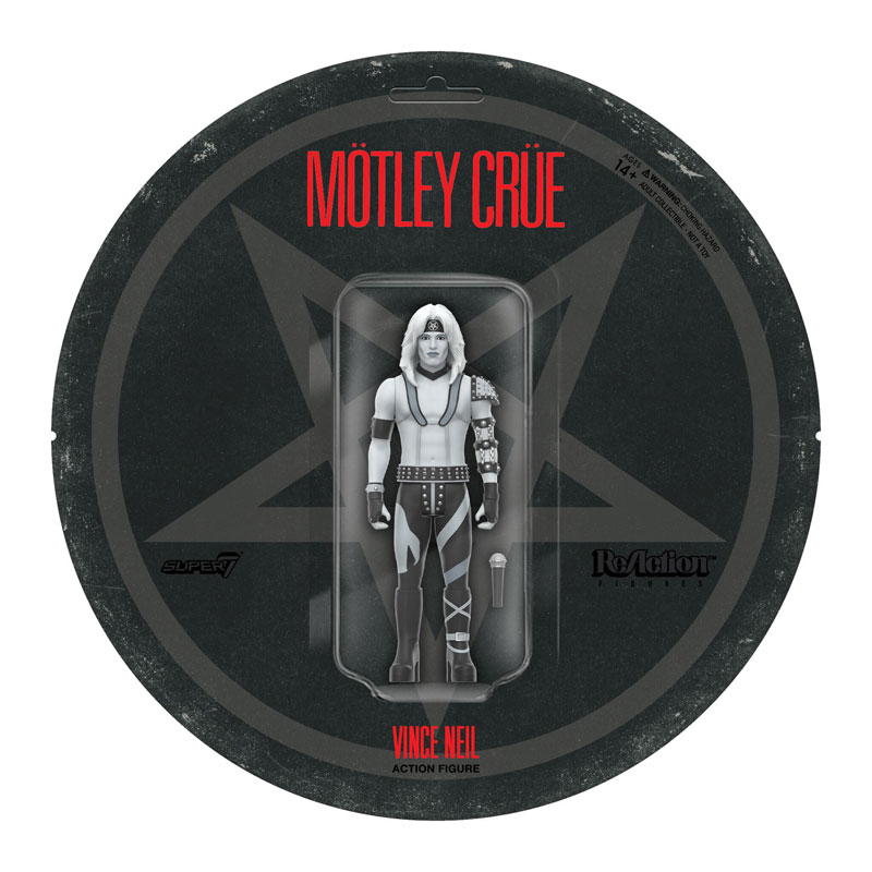 リ・アクション/ MOTLEY CRUE ヴィンス・ニール(シャウト・アット・ザ・デヴィル/ ブラック＆ホワイト ver.)