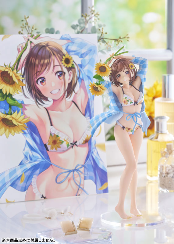 【あみあみ限定特典】森倉円オリジナルイラスト [向日葵の女の子] 1/7 完成品フィギュア