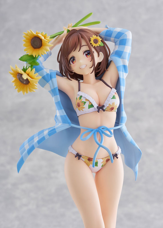 【あみあみ限定特典】森倉円オリジナルイラスト [向日葵の女の子] 1/7 完成品フィギュア