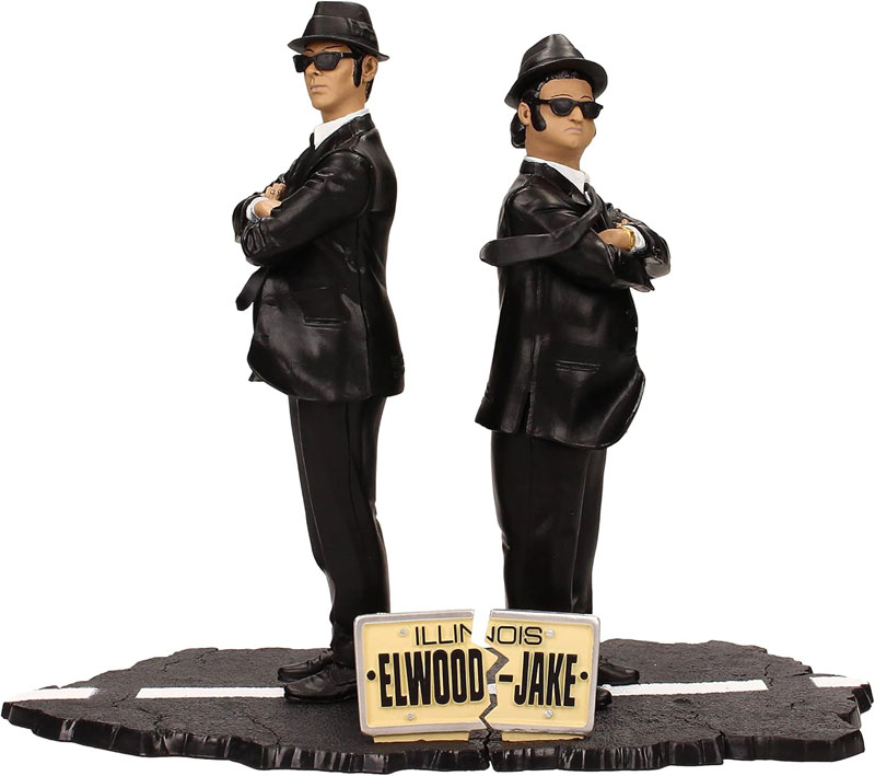 ブルース・ブラザース/ ジェイク＆エルウッド 7インチ PVC スタチュー