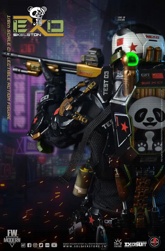 1/6 エグゾスーツ エグゾスケルトン アーマースーツ テスト-03 パンダ ディビジョン スタンダード