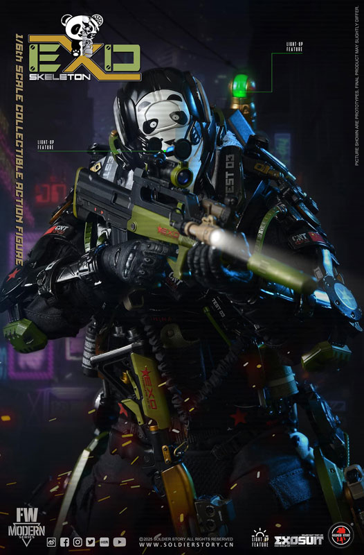 1/6 エグゾスーツ エグゾスケルトン アーマースーツ テスト-03 パンダ ディビジョン スタンダード
