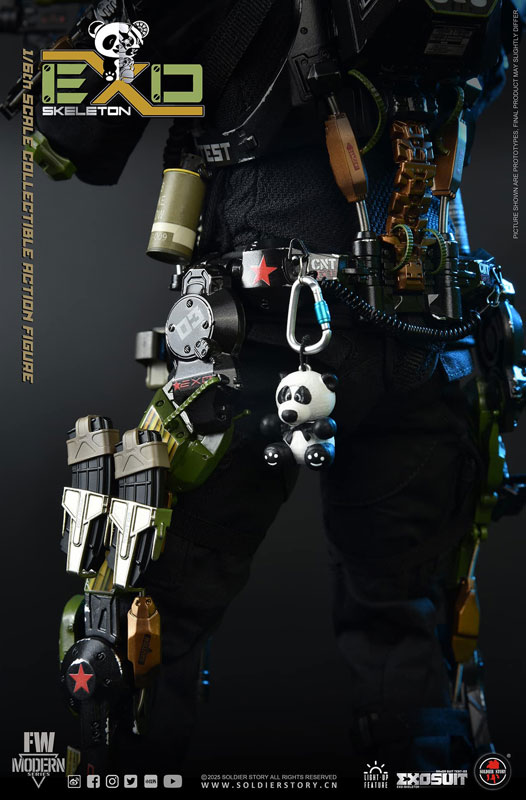 1/6 エグゾスーツ エグゾスケルトン アーマースーツ テスト-03 パンダ ディビジョン スタンダード
