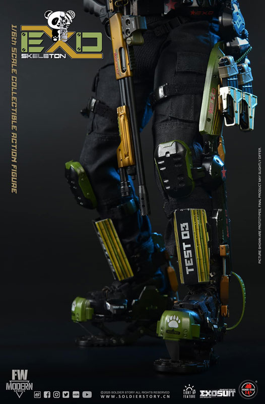 1/6 エグゾスーツ エグゾスケルトン アーマースーツ テスト-03 パンダ ディビジョン スタンダード