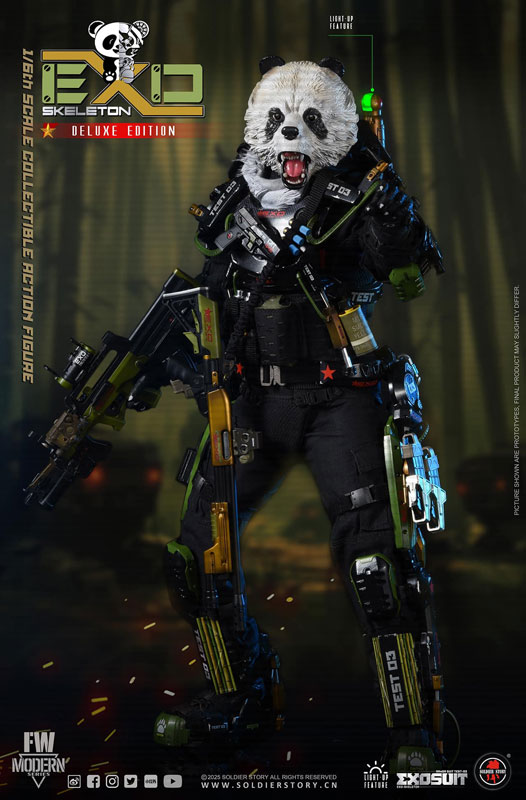1/6 エグゾスーツ エグゾスケルトン アーマースーツ テスト-03 パンダ ディビジョン DX