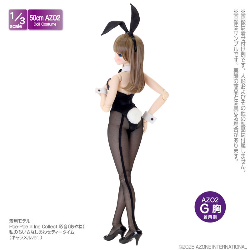 1/3 AZO2 サテンバニーガールset ブラック (ドール用)