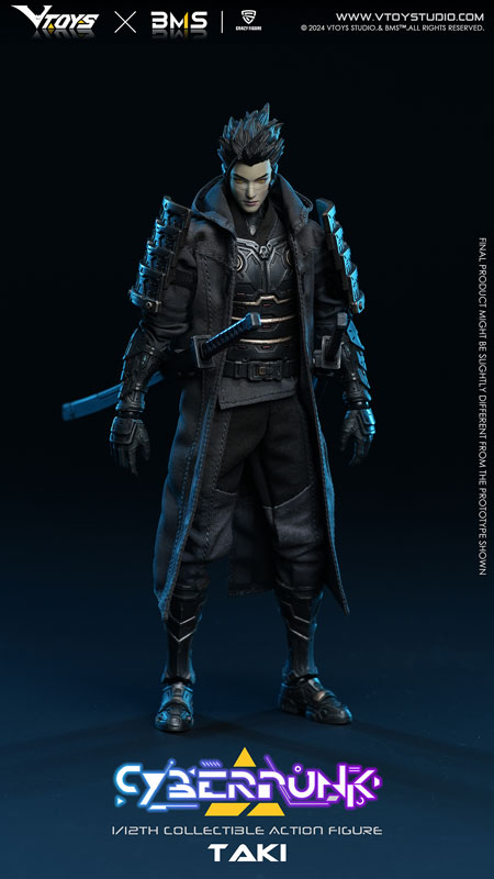 【特典】VTOYS×BMS×CF Cyberpunk(サイバーパンク)シリーズ 侍：瀧(たき) 1/12スケール可動フィギュア