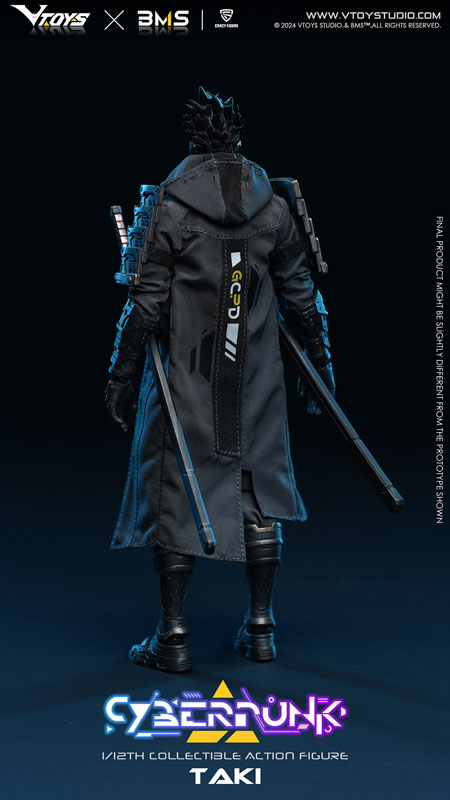 【特典】VTOYS×BMS×CF Cyberpunk(サイバーパンク)シリーズ 侍：瀧(たき) 1/12スケール可動フィギュア