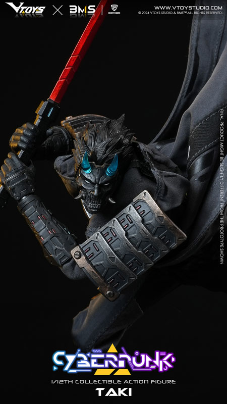【特典】VTOYS×BMS×CF Cyberpunk(サイバーパンク)シリーズ 侍：瀧(たき) 1/12スケール可動フィギュア