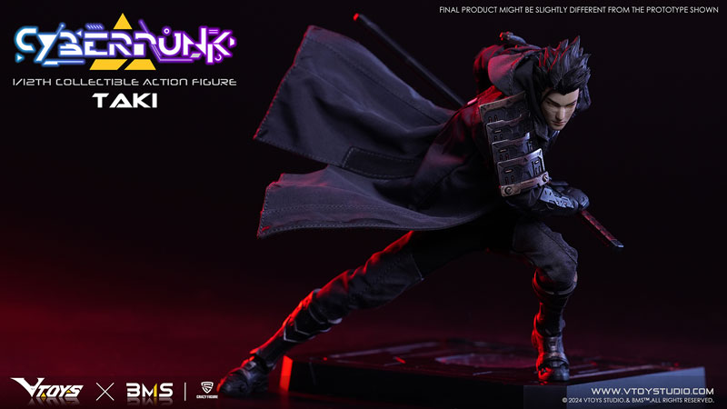 【特典】VTOYS×BMS×CF Cyberpunk(サイバーパンク)シリーズ 侍：瀧(たき) 1/12スケール可動フィギュア