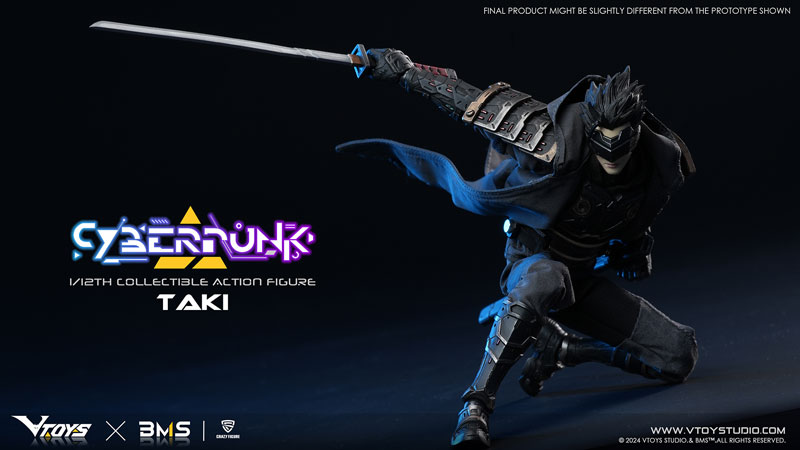【特典】VTOYS×BMS×CF Cyberpunk(サイバーパンク)シリーズ 侍：瀧(たき) 1/12スケール可動フィギュア