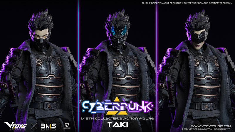 【特典】VTOYS×BMS×CF Cyberpunk(サイバーパンク)シリーズ 侍：瀧(たき) 1/12スケール可動フィギュア