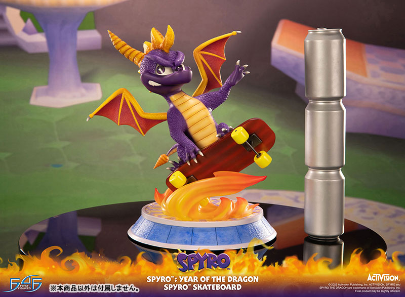 スパイロ：イヤー・オブ・ザ・ドラゴン　スパイロ スケートボード スタチュー