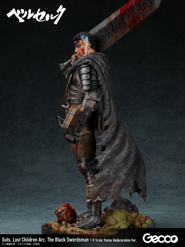 【前入金 銀行振込のみ】ベルセルク/ガッツ ロスト・チルドレンの章 黒い剣士 1/6スケールスタチュー リニューアル版