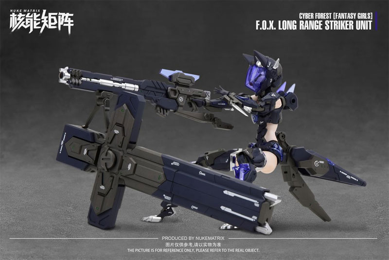 CYBER FOREST[FANTASY GIRLS] F.O.X LONG-RANGE STRIKER UNIT 1/12 プラモデル