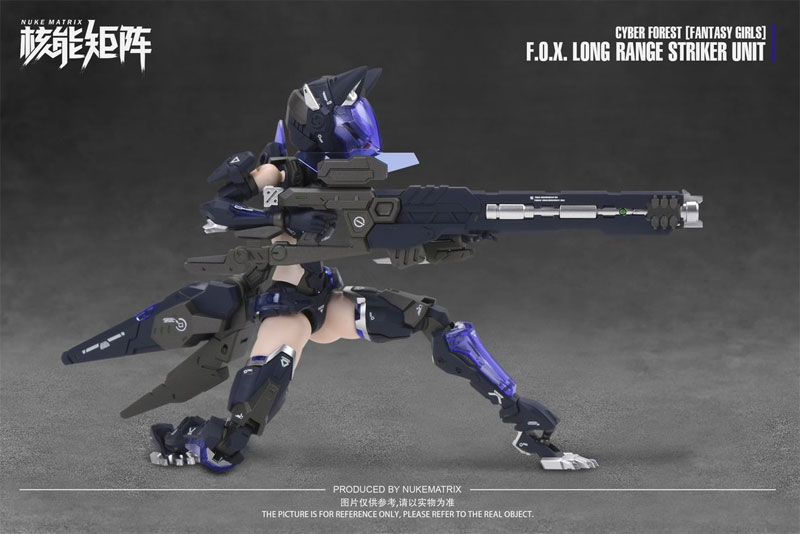 CYBER FOREST[FANTASY GIRLS] F.O.X LONG-RANGE STRIKER UNIT 1/12 プラモデル