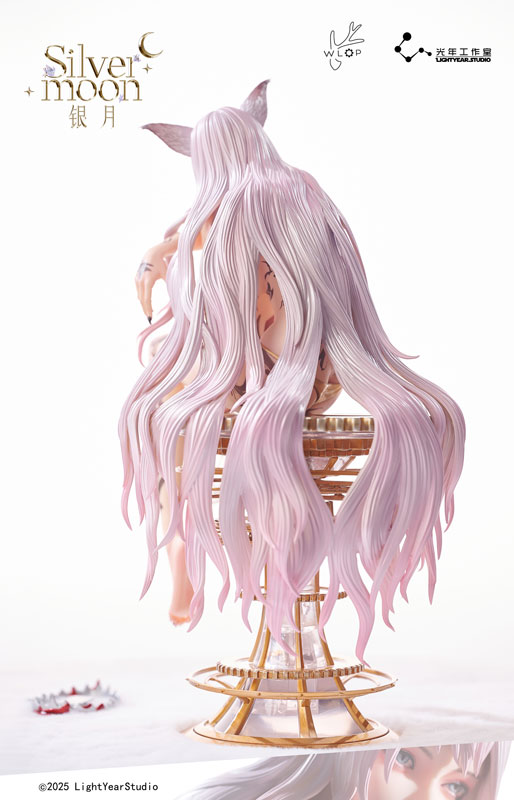 【特典】LightYear Studio 「夭梦」 銀月シルバームーン 1/4 スタチュー インクドエディション