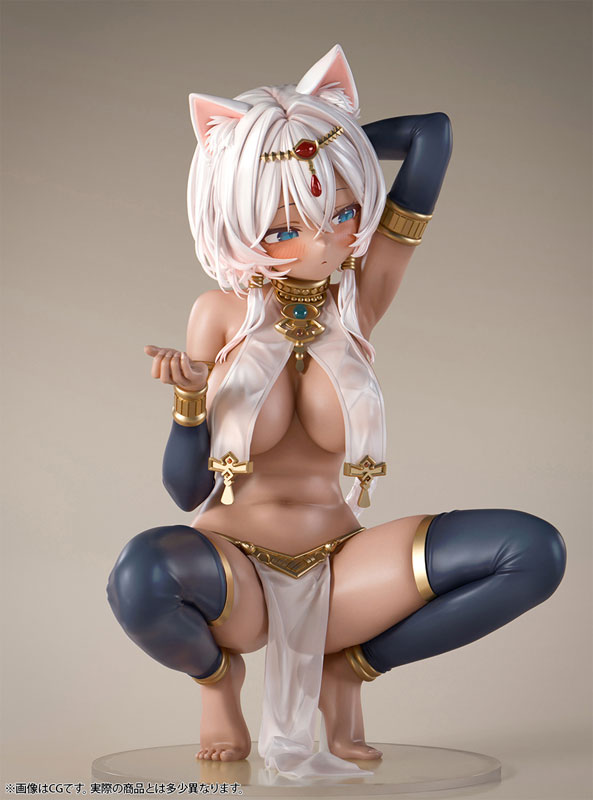 褐色猫娘 マウ 1/4 完成品フィギュア