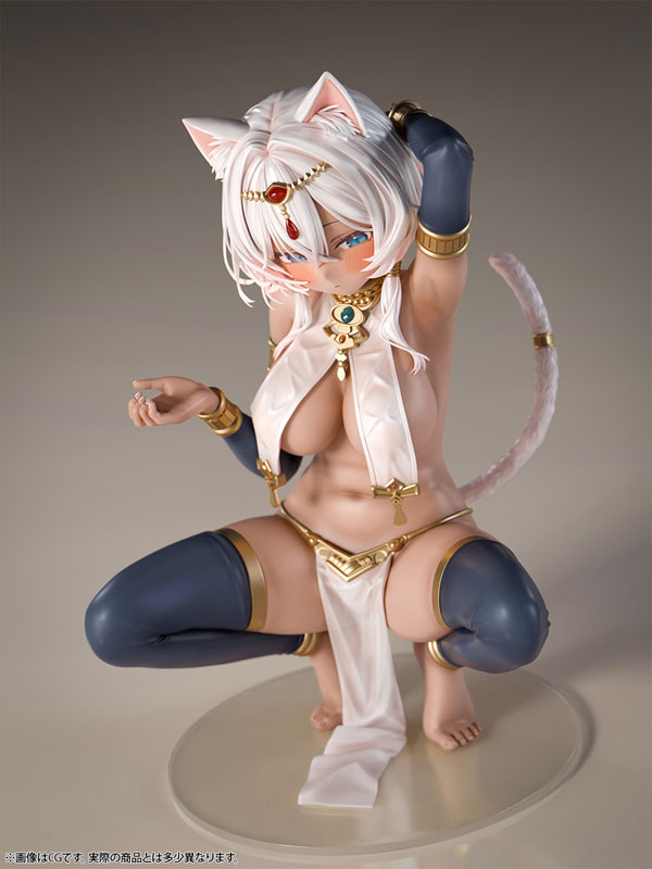 褐色猫娘 マウ 1/4 完成品フィギュア