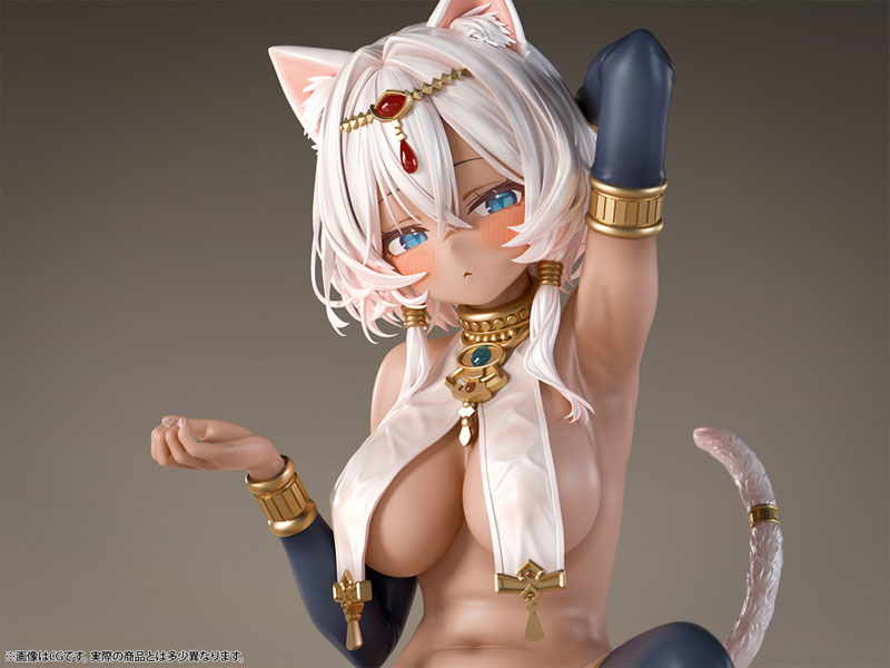 褐色猫娘 マウ 1/4 完成品フィギュア