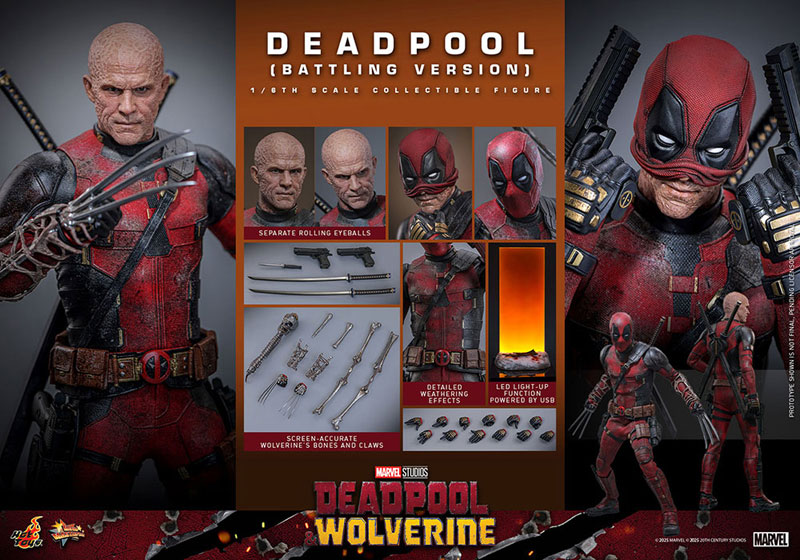 ムービー・マスターピース 1/6スケールフィギュア デッドプール(バトル版) ※延期・前倒し可能性大
