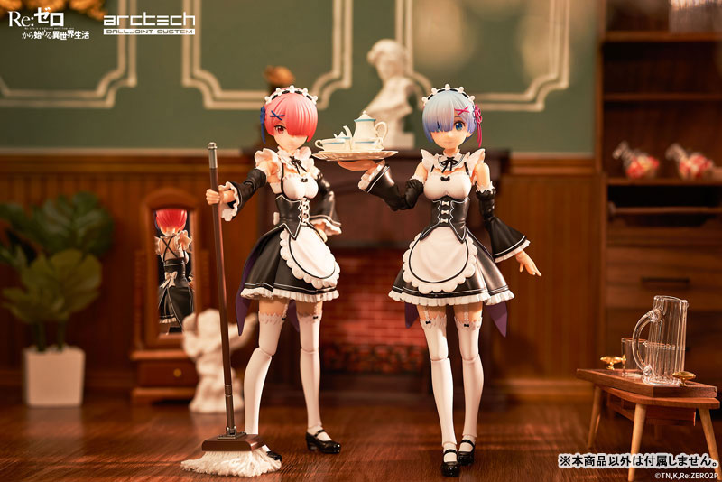 【特典】ARCTECH可動シリーズ Re：ゼロから始める異世界生活 ラム＆レム セット 1/8 可動フィギュア