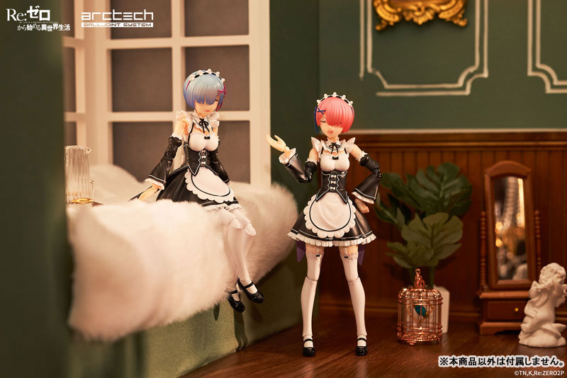 【特典】ARCTECH可動シリーズ Re：ゼロから始める異世界生活 ラム＆レム セット 1/8 可動フィギュア