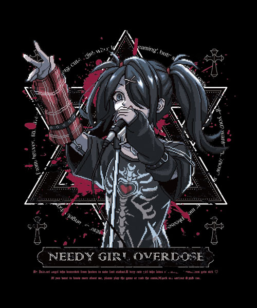 NEEDY GIRL OVERDOSE あめちゃんロックンパーカー LADIES Free NEEDY GIRL OVERDOSE あめちゃんロックンパーカー LADIES Free