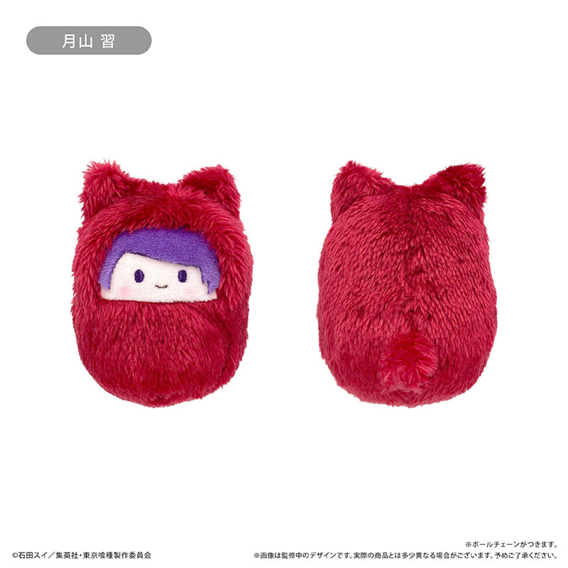 白いぬいぐるみ人形 赤と黒の目東京喰種人形 東京喰種トーキョーグール くるみたぴぬい 6個入りBOX[タピオカ