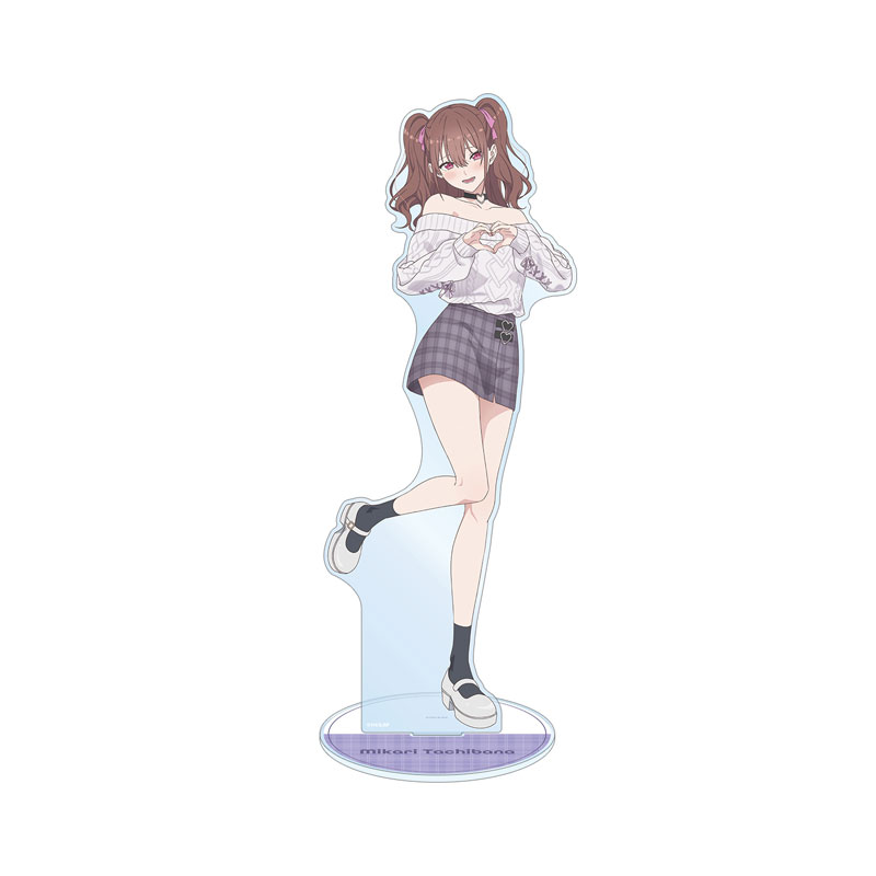描き下ろし 橘美花莉 チェック柄コーデver. キャラファイングラフ TVアニメ『2.5次元の誘惑』 - 描き下ろし 橘美花莉 チェック柄