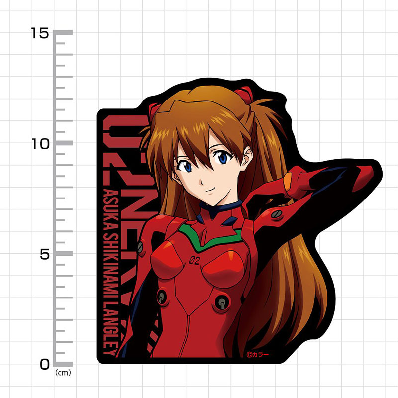 EVANGELION 式波・アスカ・ラングレー 屋外対応ステッカー