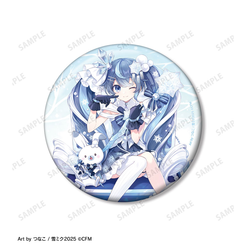 SNOW MIKU 2025 雪ミク Art by tokki / KEI / つなこ 100mm缶バッジ3個