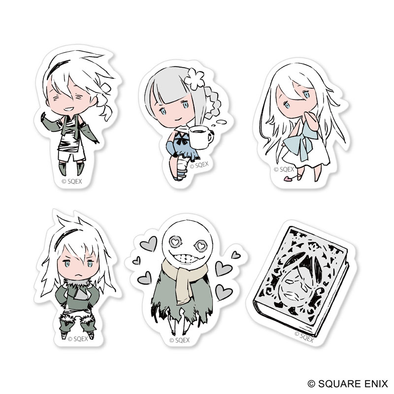 NieR ラバスト アクキー ステッカー 32162b2a2b53bd3f0c0765494b7335