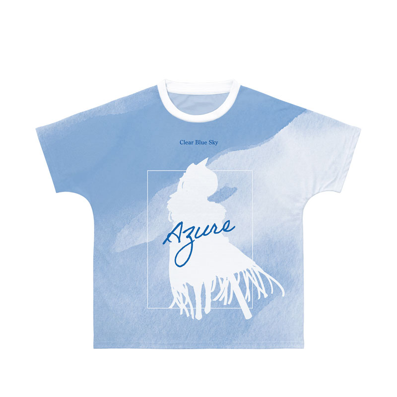 白夜極光 アズール Ani-Art aqua label フルグラフィックTシャツ