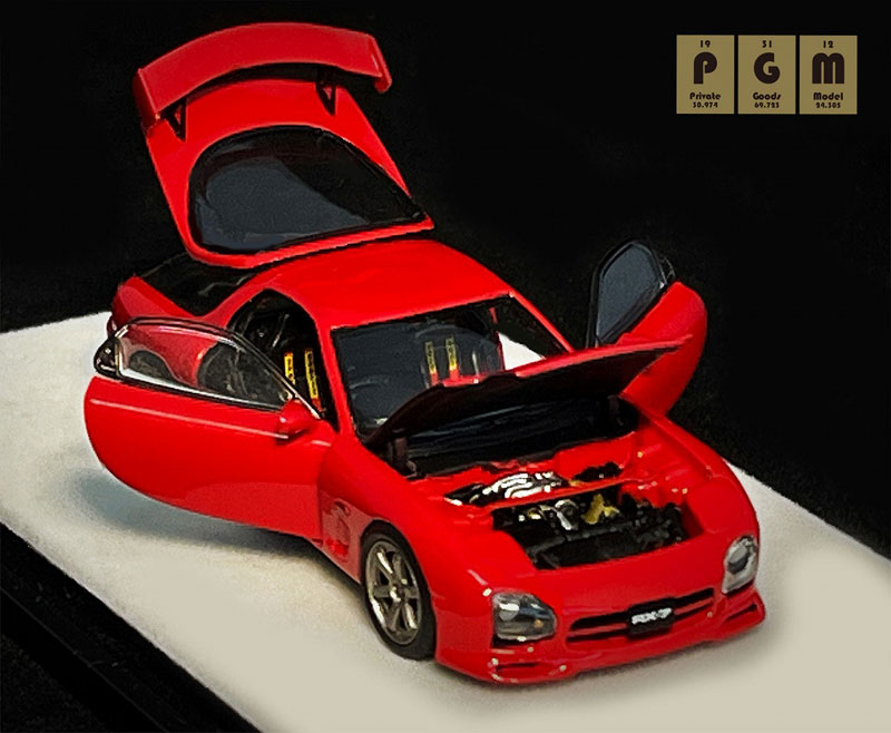 PGM 1/64 マツダ RX-7 レッド PGM (Private goods model) 1/64 マツダ RX-7 レッド