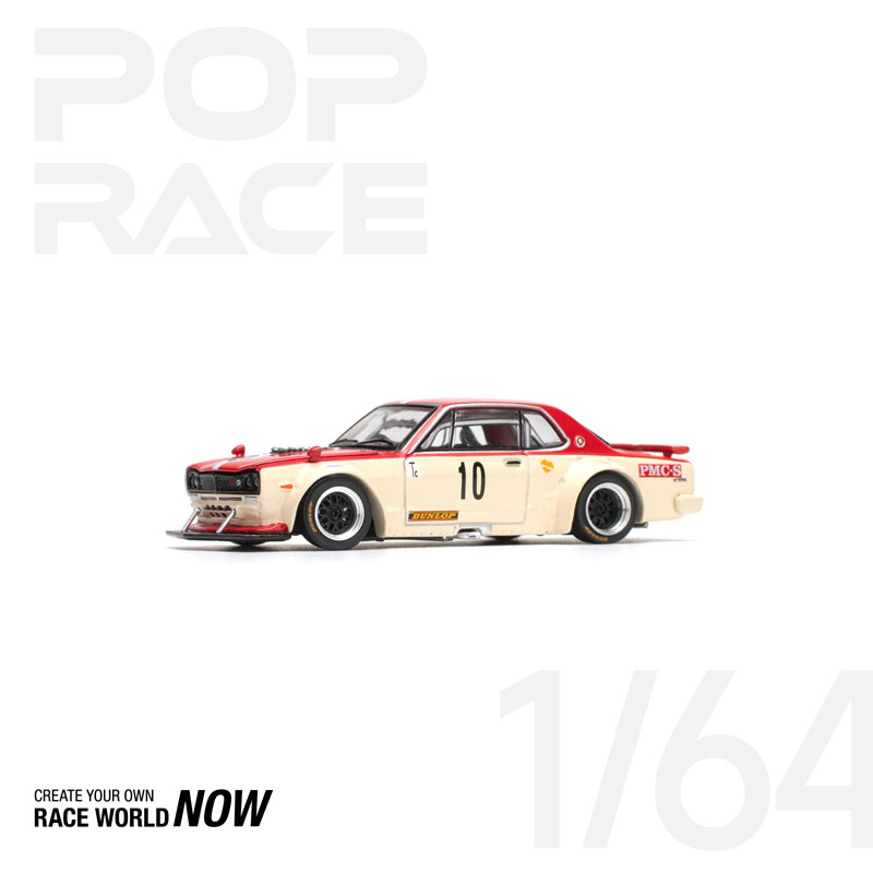 1/64 スカイラインGT-R V8ドリフト(ハコスカ)ワタナベ[POP RACE]《在庫