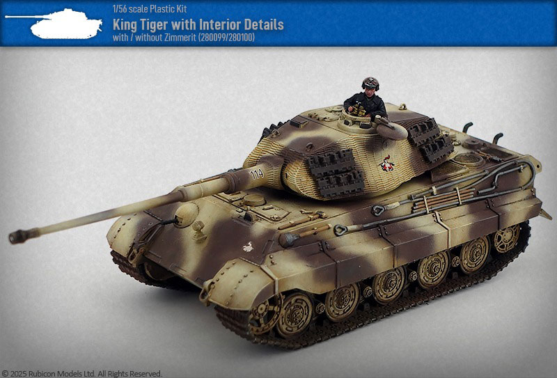 RubiconModels 1/56 ドイツ軍 ティーガー2RB0100 Rubicon Models 1/56 Tiger II Review - YouTube