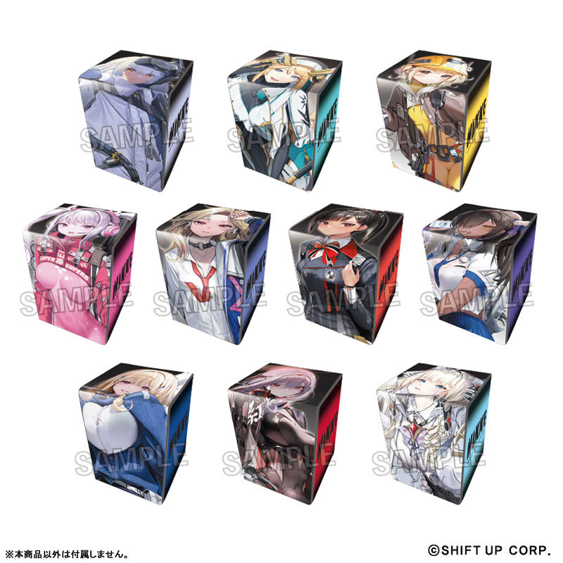 勝利の女神：NIKKE イラスト合皮製デッキケースNT 紅蓮：ブラック