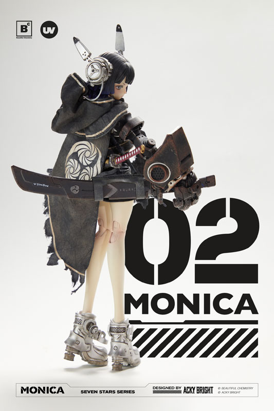 Beautiful Chemistry x Acky Bright Seven Stars Series No.02 Monica 1/6 完成品アクションフィギュア