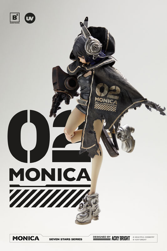 Beautiful Chemistry x Acky Bright Seven Stars Series No.02 Monica 1/6 完成品アクションフィギュア