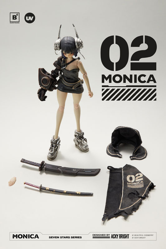 Beautiful Chemistry x Acky Bright Seven Stars Series No.02 Monica 1/6 完成品アクションフィギュア