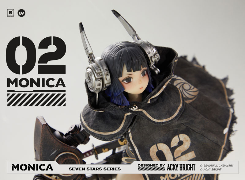 Beautiful Chemistry x Acky Bright Seven Stars Series No.02 Monica 1/6 完成品アクションフィギュア