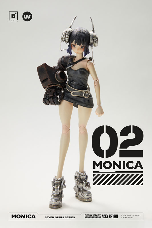 Beautiful Chemistry x Acky Bright Seven Stars Series No.02 Monica 1/6 完成品アクションフィギュア