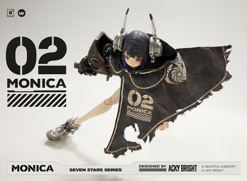 Beautiful Chemistry x Acky Bright Seven Stars Series No.02 Monica 1/6 完成品アクションフィギュア