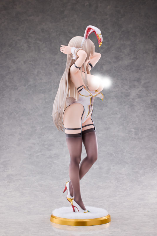 【特典】白バニーお姉さん Illustrated by sakiyamama 1/4 完成品フィギュア