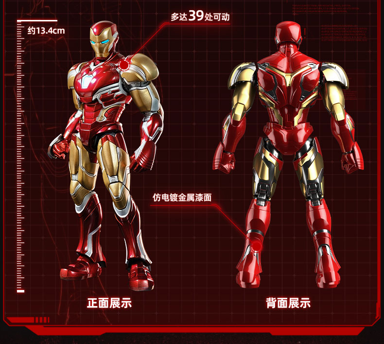Marvel(マーベル)Marvel heroes-Championclass-CC-01 Iron Man MK85 EX プラスチックキット(EX版)