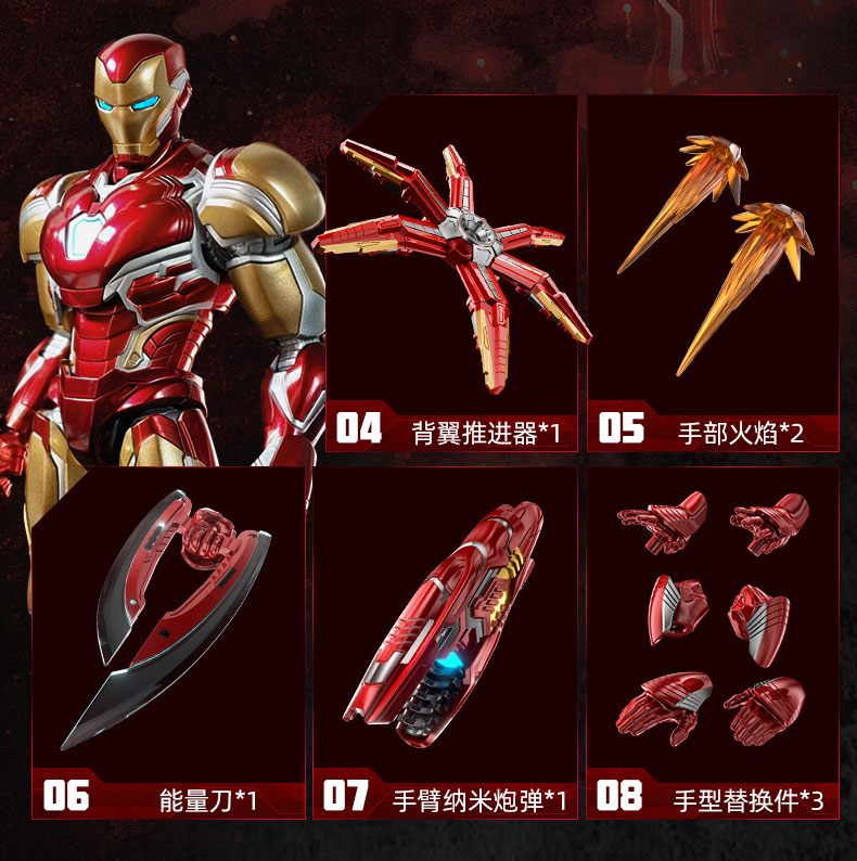 Marvel(マーベル)Marvel heroes-Championclass-CC-01 Iron Man MK85 EX プラスチックキット(EX版)