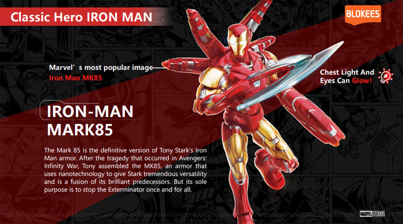 Marvel(マーベル)Marvel heroes-Championclass-CC-01 Iron Man MK85 SE プラスチックキット (通常版)