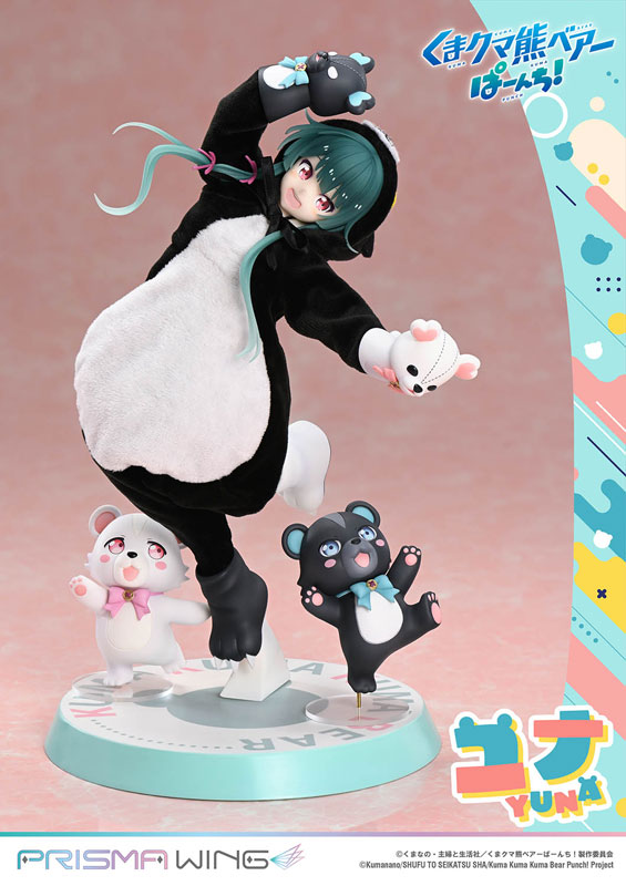 PRISMA WING くまクマ熊ベアーぱーんち！ ユナ 1/7 スケール 完成品フィギュア