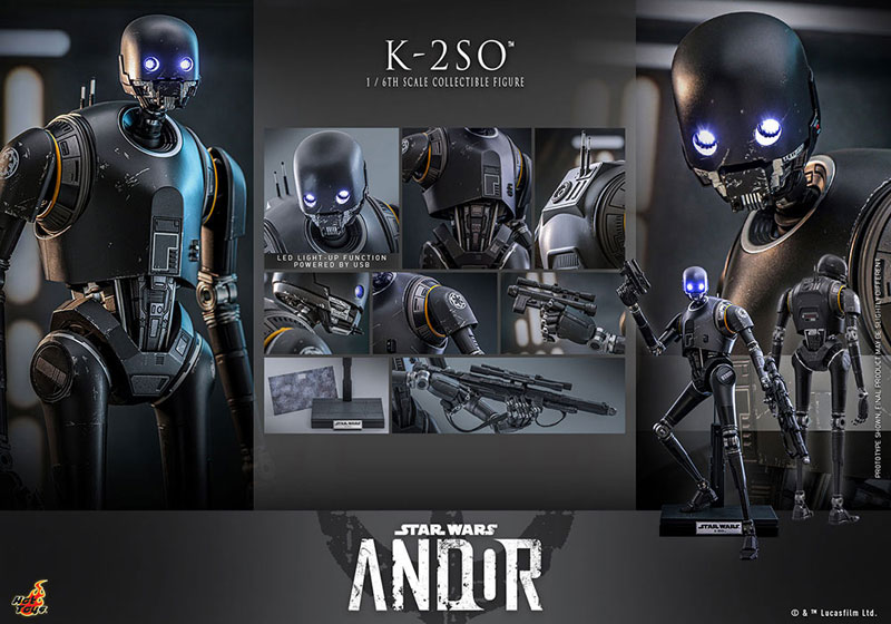 テレビ・マスターピース スター・ウォーズ:キャシアン・アンドー 1/6 K-2SO 画像 20